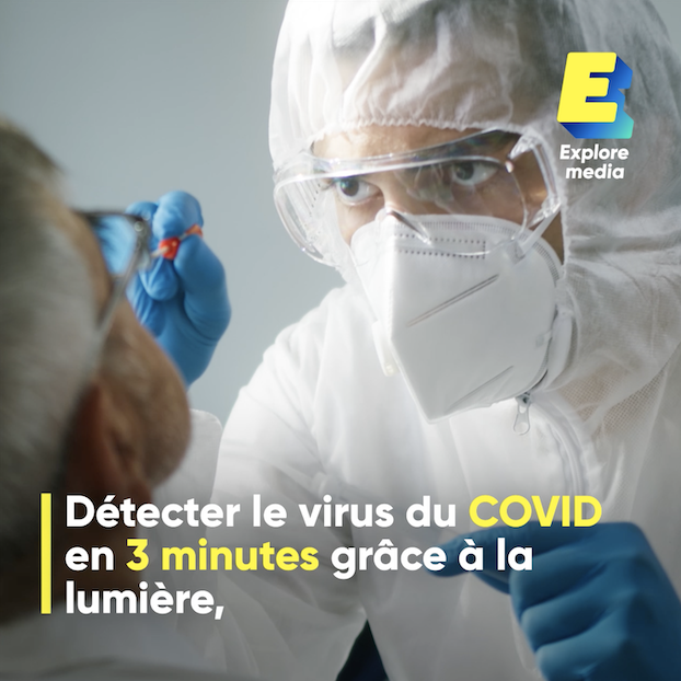 VIDÉO : Détecter le virus du Covid en 3 minutes grâce à la lumière